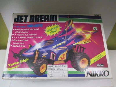 JET DREAM BUGGY Turbo hight Speed RDC Radio Commande 1/16 NIKKO 16613 VINTAGE - Photo 1/4