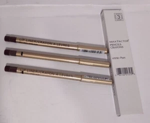 Lot of 3 Max Factor Lip Liners Plum -Made in Germany. - Bild 1 von 4