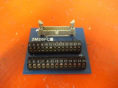 RDI INTERFACE TERMINAL BLOCK BOARD CARD 2M26FC 620-0995 REV 1 USED - Image 1 of 4