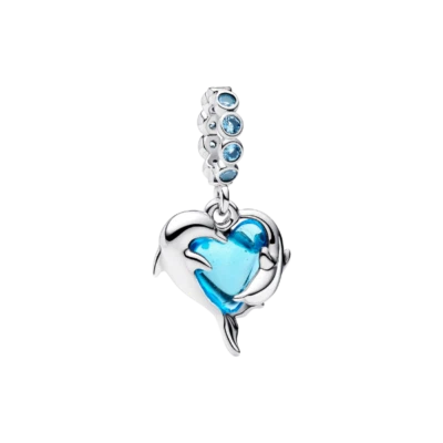 PANDORA MOMENTS Charm Delfin Murano Glas 793924C01 - Bild 1 von 3