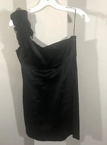 Mini Vestido ZARA NIGHT COLLECTION Negro Funda Un Hombro Talla M - Imagen 1 de 6