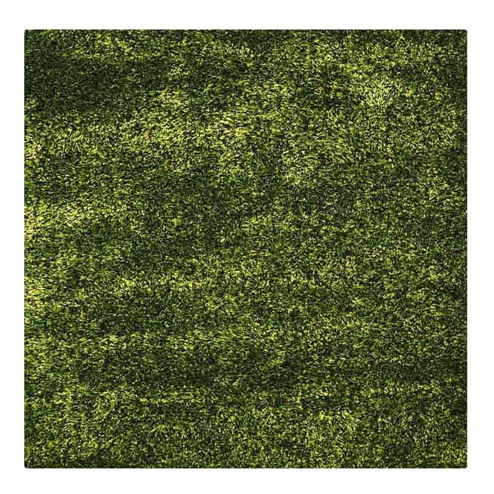 Eco-Friendly Hand Tufted Shag Polyester Area Rug Solid Green BBH Homes BBK00108 - Image 1 of 1