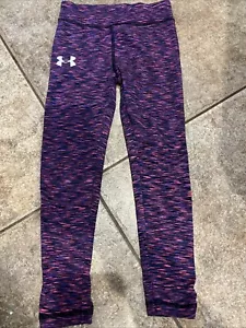 Girls Under Armour Athletic Leggings Size 4 - Picture 1 of 3