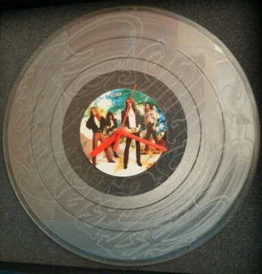 ELECTRIC BOYS CLOCK Etched Coloured Original Hit Vinyl Record Upcycled SD86 12". - Image 1 of 4