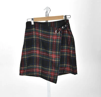 Francescas Mi Ami Plaid Wrap Skirt Size Size S {NWT} - Image 1 of 2