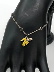 Gucci BANANA Phallic Bracelet Sterling Silver Harry Styles Grammy's In Box - Picture 1 of 12