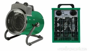 Faro calentador de invernadero eléctrico 2kw 3kw modos hidropónico carpas de cultivo - Imagen 1 de 3