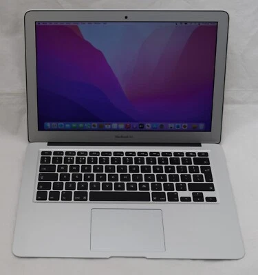 Apple Macbook Air A1466 (2015) 13.3" LCD intel i5 8GB RAM 256GB SSD Monterey - Image 1 of 4