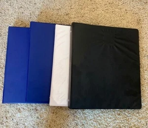 Office Binder LOT with Dividers / Blue , Black , and White / BRAND NEW!! - Picture 1 of 3