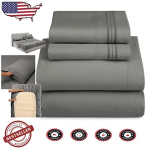 Juego de cama Split King Size 5 piezas - Microfibra suave premium, diseño de fácil cuidado - Imagen 1 de 8
