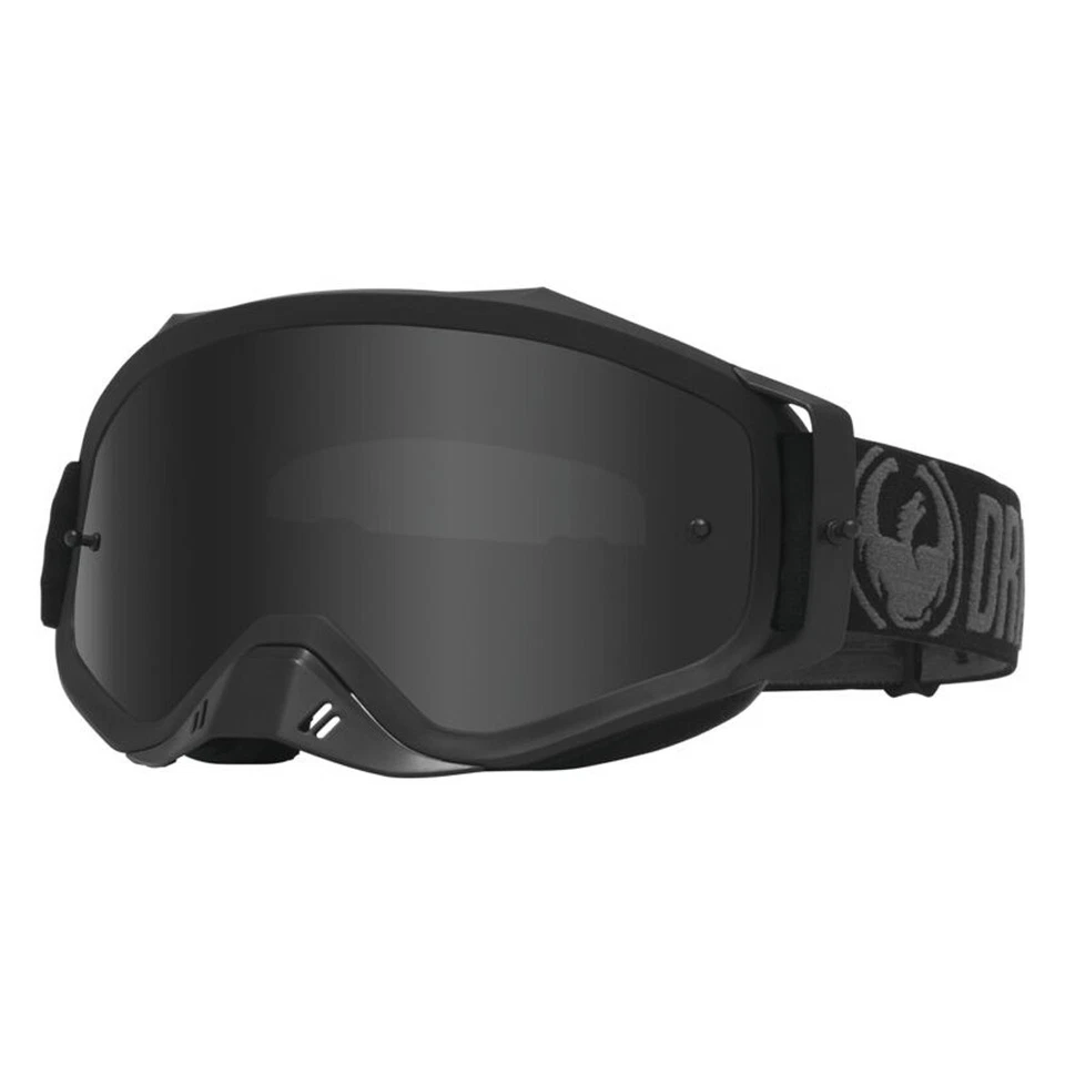 Dragon Eyewear MXV Plus Black Off Road Goggle with Smoke Lens - Image 1 of 1