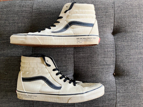 Scarpe da skateboard Vans Sk8 Hi edizione limitata Earth Coordinates taglia 9 5
