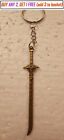 Antique Bronze Sword with Silver Coloured Key Chain  (Type 12)