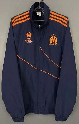 MEN FC MARSEILLE OLYMPIQUE 2012/2013 JACKET LEAGUE EUROPA SOCCER FOOTBALL SIZE L - Image 1 of 4