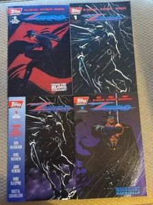 ZORRO #0, 1 Preview, #1, #2 (1994) Topps Lot Mike Mayhew Don McGregor 4 Book Lot - Picture 1 of 9
