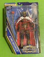 AUTOGRAPHED WWE Elite Hall Of Fame King Booker Figure Elite Collection