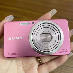 90% Nuevo - Cámara digital compacta SONY Cyber shot DSC-W630 16,1 MP 5x violeta/rosa - Imagen 1 de 15