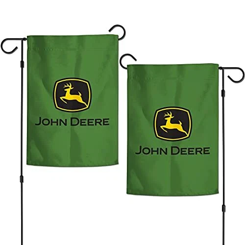 WinCraft John Deere Garden 12"x18" 2-Sided Logo Green - Image 1 of 1