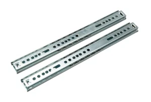 Ball Bearing Cabinet 27mm Grooved Drawer Runners from 182 to 500 mm fit mfi ikea - Picture 1 of 17