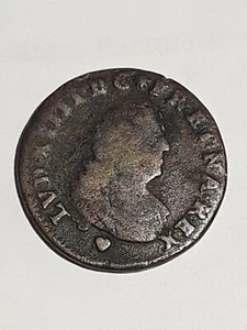 France 1708BB 2Deniers KM 309 - Picture 1 of 2