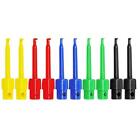  10pcs Multimeter Test Hook Clip, Electrical Testing Colorful Test Probe, for 