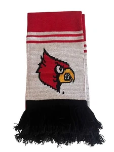 Cardinals Cheerleader Knit Scarf 54" Black Red Arizona College High School Coed - Picture 1 of 9