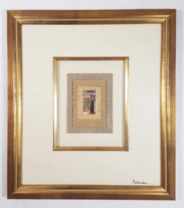 Signed Pattinian Mixed Media Art w/Provenance Professionally Framed - Picture 1 of 10