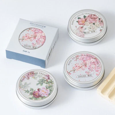 Natural Travel Size Solid Perfume Tin Jar Fragrance Solid Balm for Woman -22g - Image 1 of 4