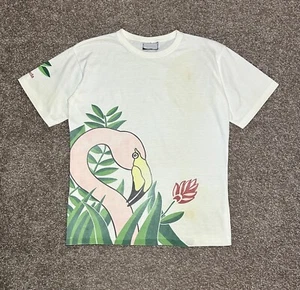Vintage Air Canada Men’s T-Shirt Flamingo Leaf Single Stitch S/S Crew Size M - Picture 1 of 23