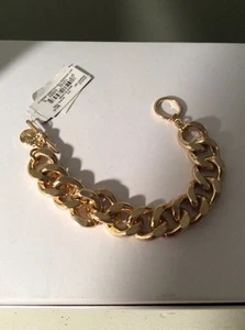 Jones New York goldfarbenes Kettengliedarmband 40 $ #415 - Bild 1 von 3