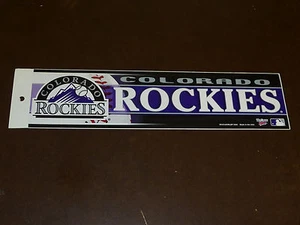 COLORADO ROCKIES BUMPER STICKER VERY COLORFUL!! - Picture 1 of 1