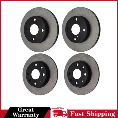 4x Piezas centradas del rotor de freno de disco delantero trasero para Mazda Miata 1990-1993 Foto 1 de 4