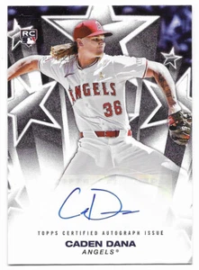 2025 Topps Serie 1 Estrellas de Béisbol Auto Caden Dana (#BSA-CDA) Angels RC - Imagen 1 de 2