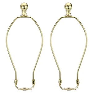 9.5 Inch Lamp Harp Kit with Finial 2 Set Detachable Lamp Shade Bracket Holder... - Picture 1 of 6