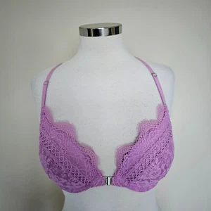 Victoria's Secret Push-up-BH Größe 34C Lavendel Dream Angels Frontverschluss - Bild 1 von 11