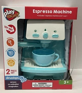 Play Right Toy Espresso Machine - 2 Piece Set - Picture 1 of 4