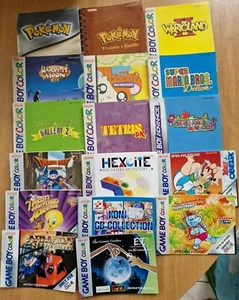GAMEBOY COLOR SPIEL ANLEITUNGEN / INSTRUCTIOS / zum AUSSUCHEN - Picture 1 of 104