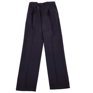 Pantalones de vestir Wrangler Riata para hombre 31 x 32 negros plisados rectos chinos occidentales - Imagen 1 de 13