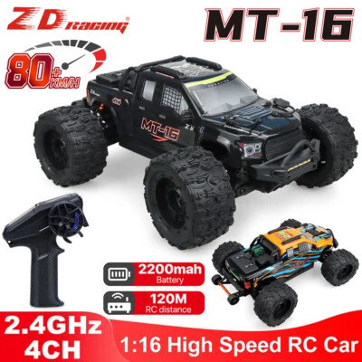 ZD Racing MT-16 RC Car 1/16 4WD 2,4G 4CH Geländewagen 2845 Brushless Motor 49mph - Bild 1 von 4