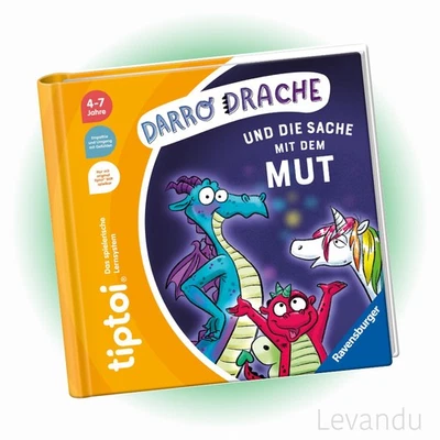 RAVENSBURGER tiptoi® Buch - Darro Drache und die Sache mit dem Mut - NEU - Bild 1 von 4