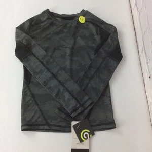 Champion C9 Shirt Boys Sz S(6-7) Camo Fitted Long Sleeve Power Core Cool Duo Dry - Picture 1 of 3