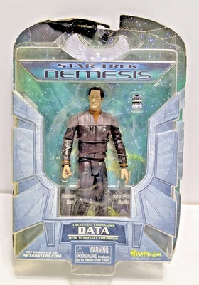 Figura de acción Star Trek Nemesis Data, paquete Art Asylum daños Foto 1 de 4