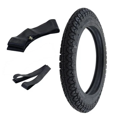 Reifen komplett Set Kenda K273 3.50-16 ( 3 1/2 x 16) 52P TT MZ ETZ 125 150 hint. - Bild 1 von 4