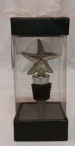 Starfish Wine Bottle Stopper The Vineyard Collection by FashionCraft In Box - Picture 1 of 5