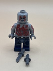 Lego Drax Minifigure 76081 sh387 Guardians Galaxy Marvel GOTG CMF Rare HTF