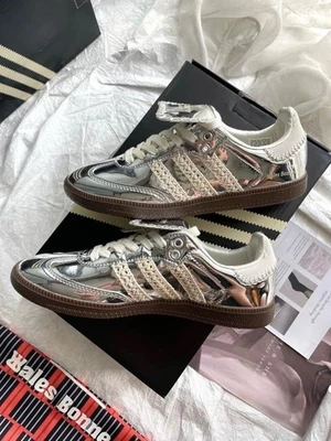 adidas Wales Bonner x samba Silver Metallic - IG8181 - Image 1 of 4