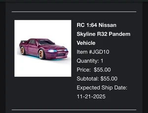 Hot Wheels RLC RC 1:64 Nissan Skyline R32 Pandem Vehicle (*CONFIRMED PRESALE*) - Picture 1 of 1