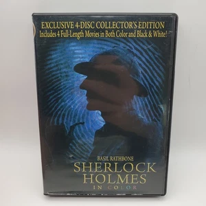 Sherlock Holmes in Color (4-Disc Collector's Edition DVD) 4 Films, Near-Mint - Picture 1 of 4