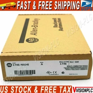 New Sealed AB 1746NIO4I SLC 500 Analog Output Module 1746-NIO4I US Free Tax - Picture 1 of 1
