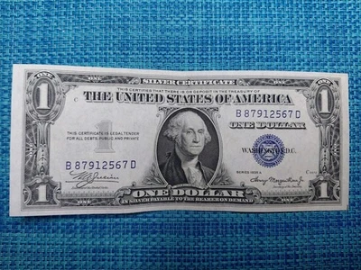 🇺🇸 United States Dollar 1935A 1935 FR-1607  AU Silver Certificate 102925-30 - Image 1 of 2